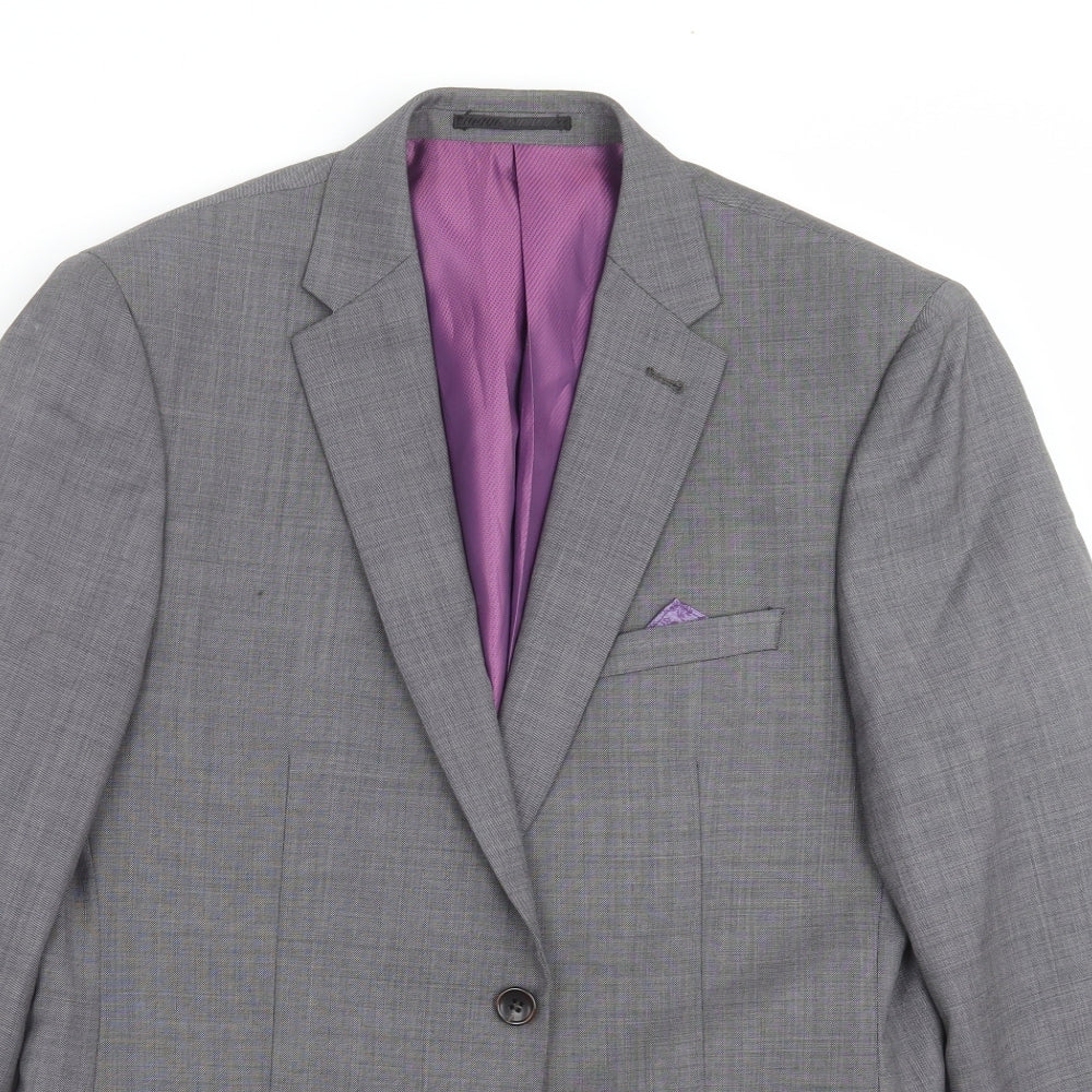 Mens UK Size 38 Taylor & Reece Regular Grey Suit Jacket
