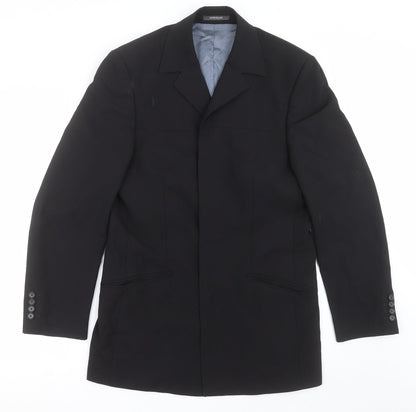 Mens UK Size 36 River Island Regular Black Suit Jacket