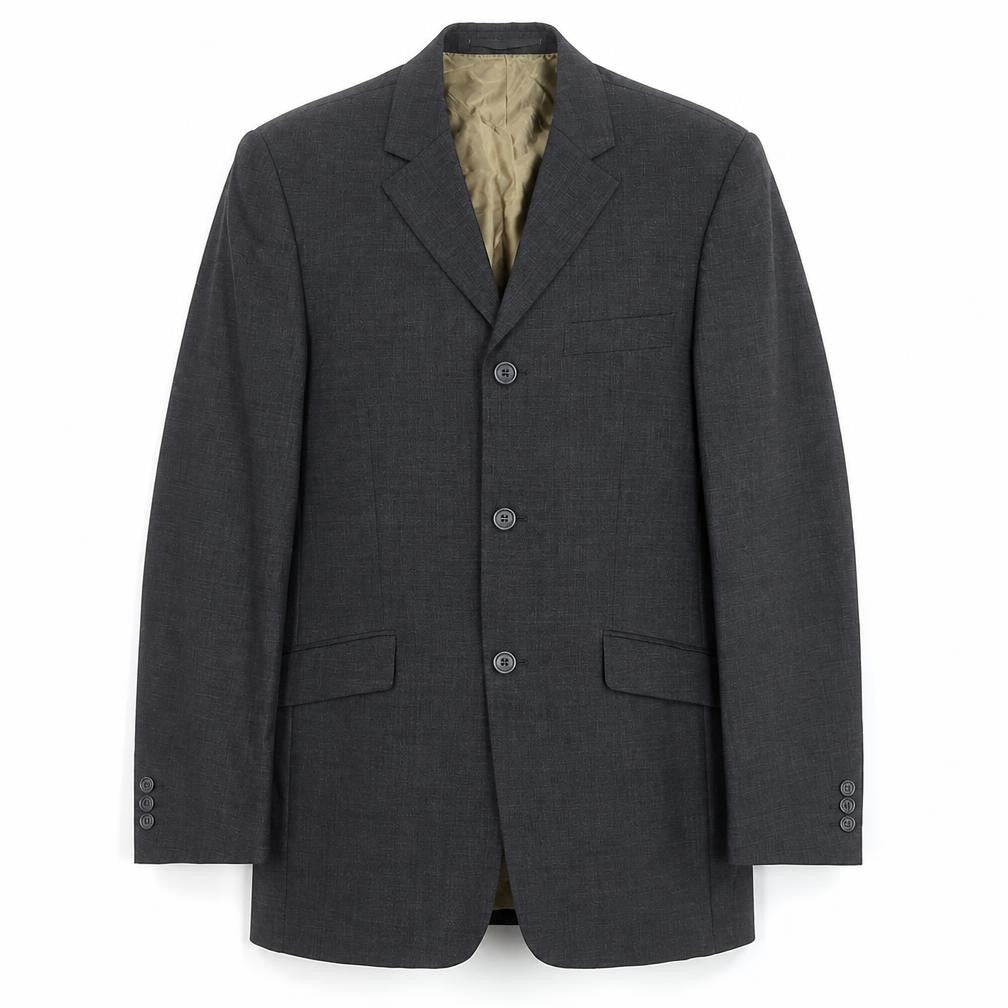 Mens UK Size 38 Milan Regular Grey Suit Jacket