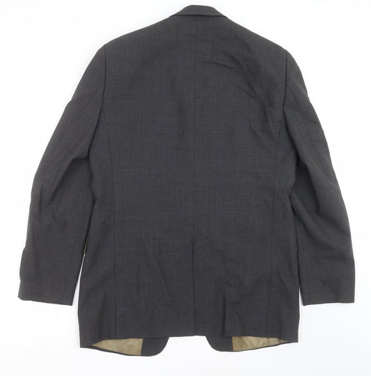 Mens UK Size 38 Milan Regular Grey Suit Jacket