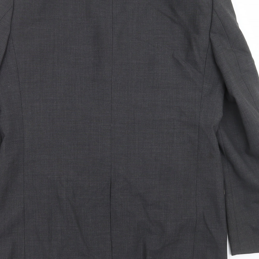 Mens UK Size 38 Milan Regular Grey Suit Jacket