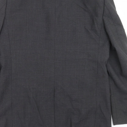 Mens UK Size 38 Milan Regular Grey Suit Jacket