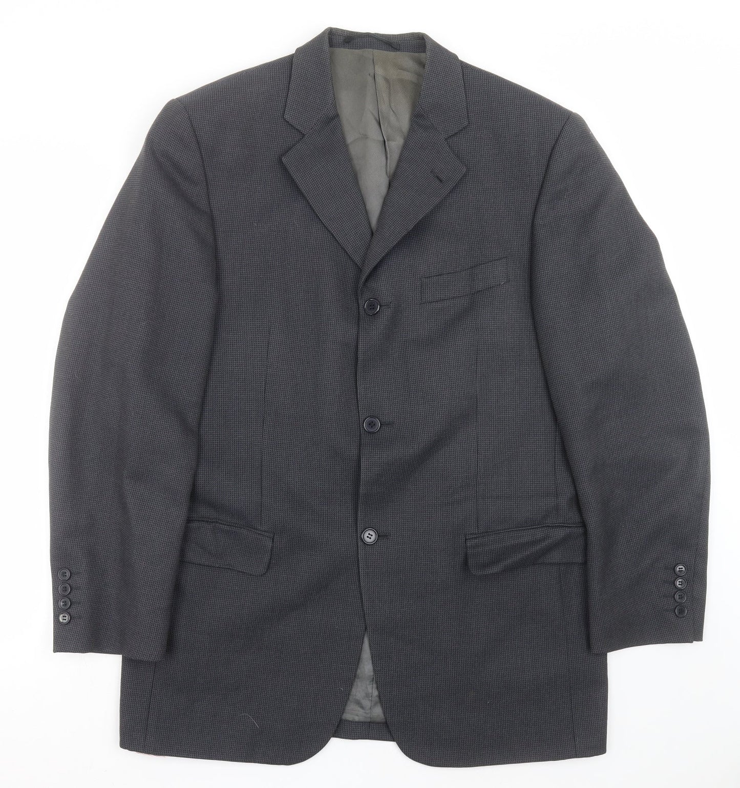 Mens UK Size 40 Hugo James Regular Grey Suit Jacket