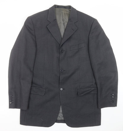 Mens UK Size 40 Hugo James Regular Grey Suit Jacket
