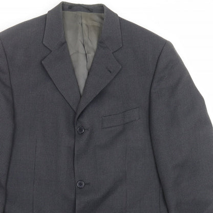 Mens UK Size 40 Hugo James Regular Grey Suit Jacket