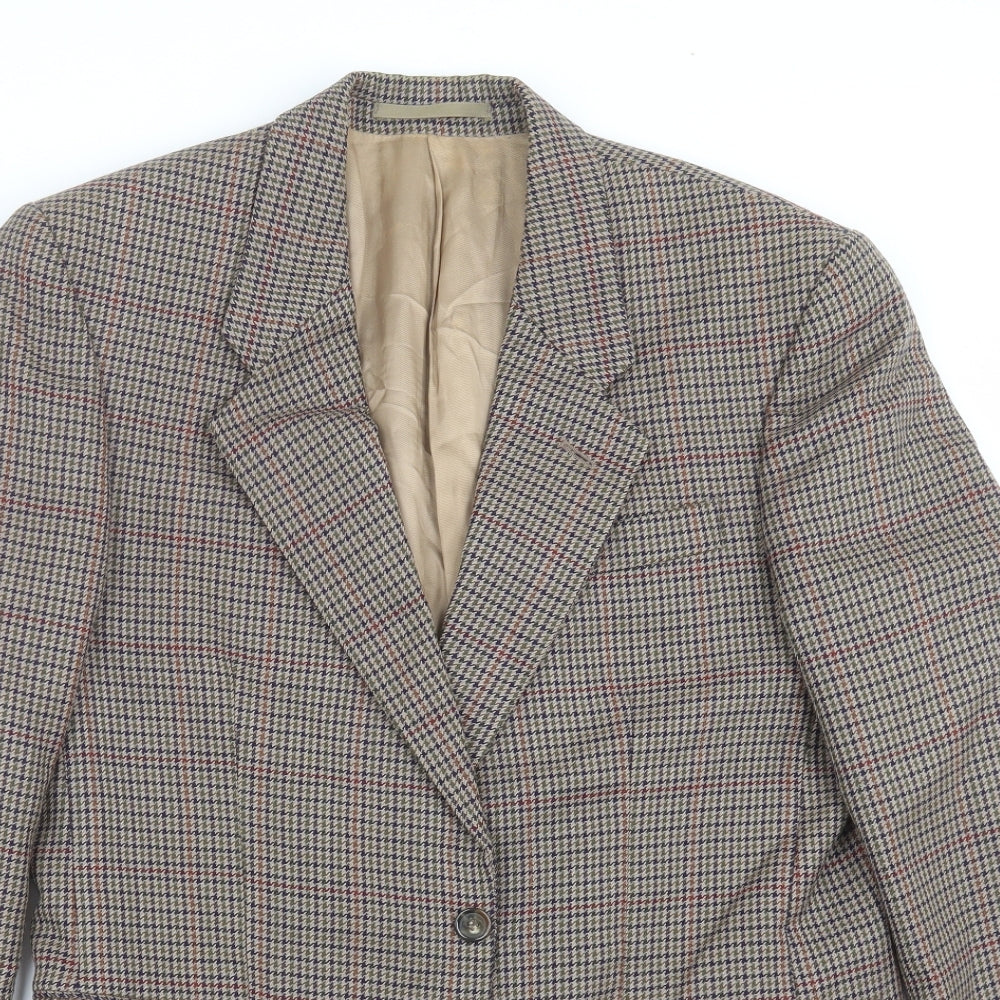 Mens UK Size 38 Classics Regular Beige Suit Jacket
