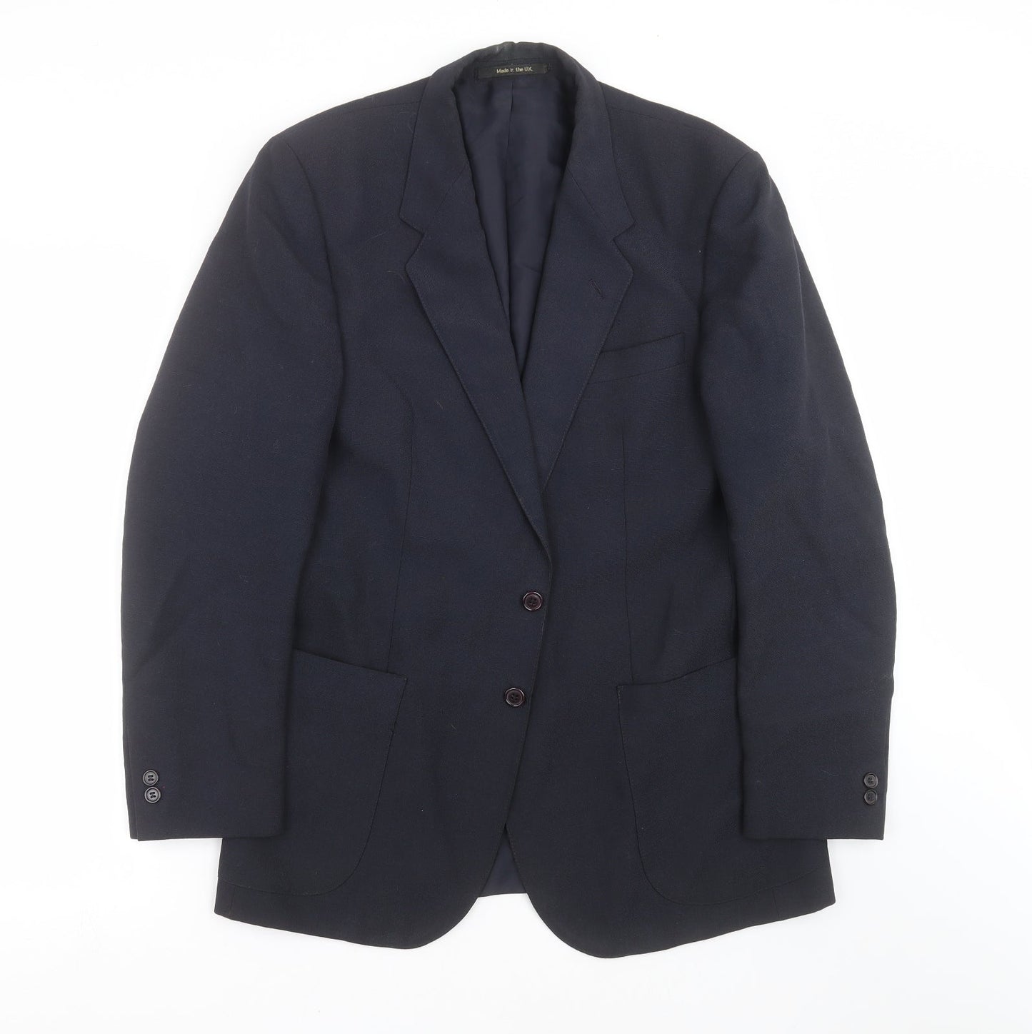 Mens UK Size 40 St michael Regular Blue Suit Jacket