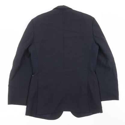 Mens UK Size 40 St michael Regular Blue Suit Jacket