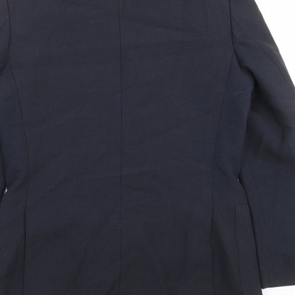 Mens UK Size 40 St michael Regular Blue Suit Jacket