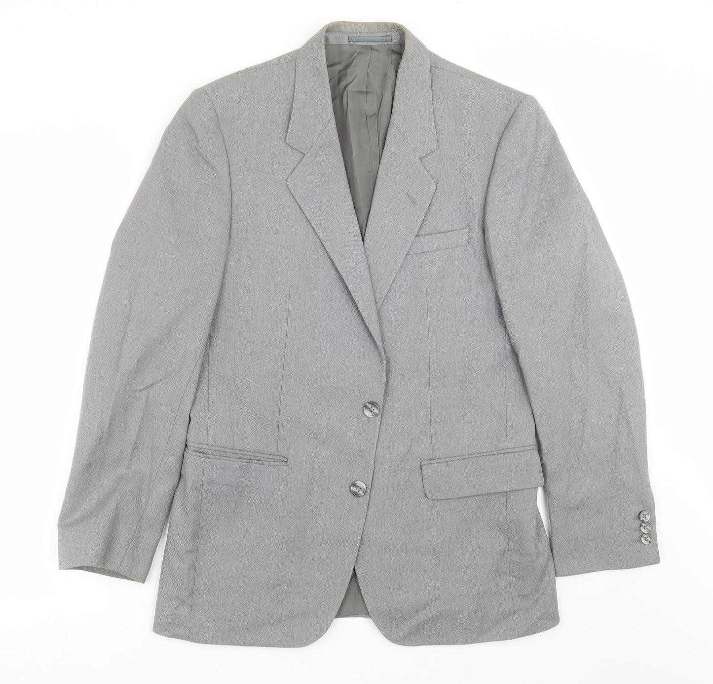 Mens UK Size 38 Burton Regular Grey Suit Jacket