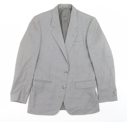 Mens UK Size 38 Burton Regular Grey Suit Jacket