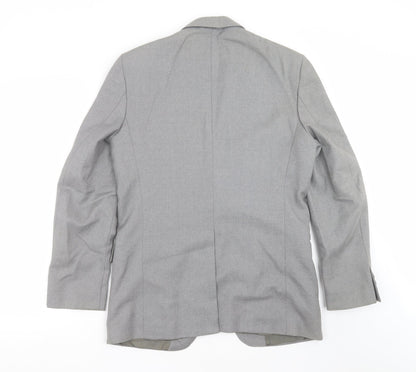 Mens UK Size 38 Burton Regular Grey Suit Jacket