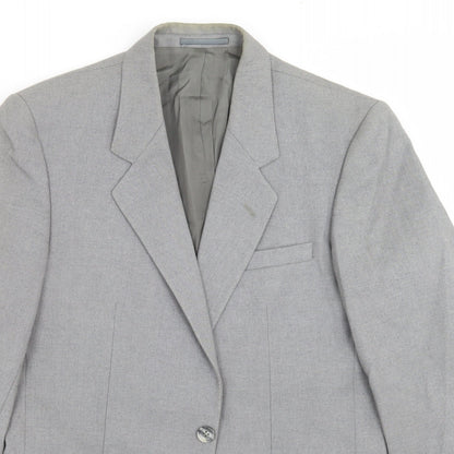 Mens UK Size 38 Burton Regular Grey Suit Jacket