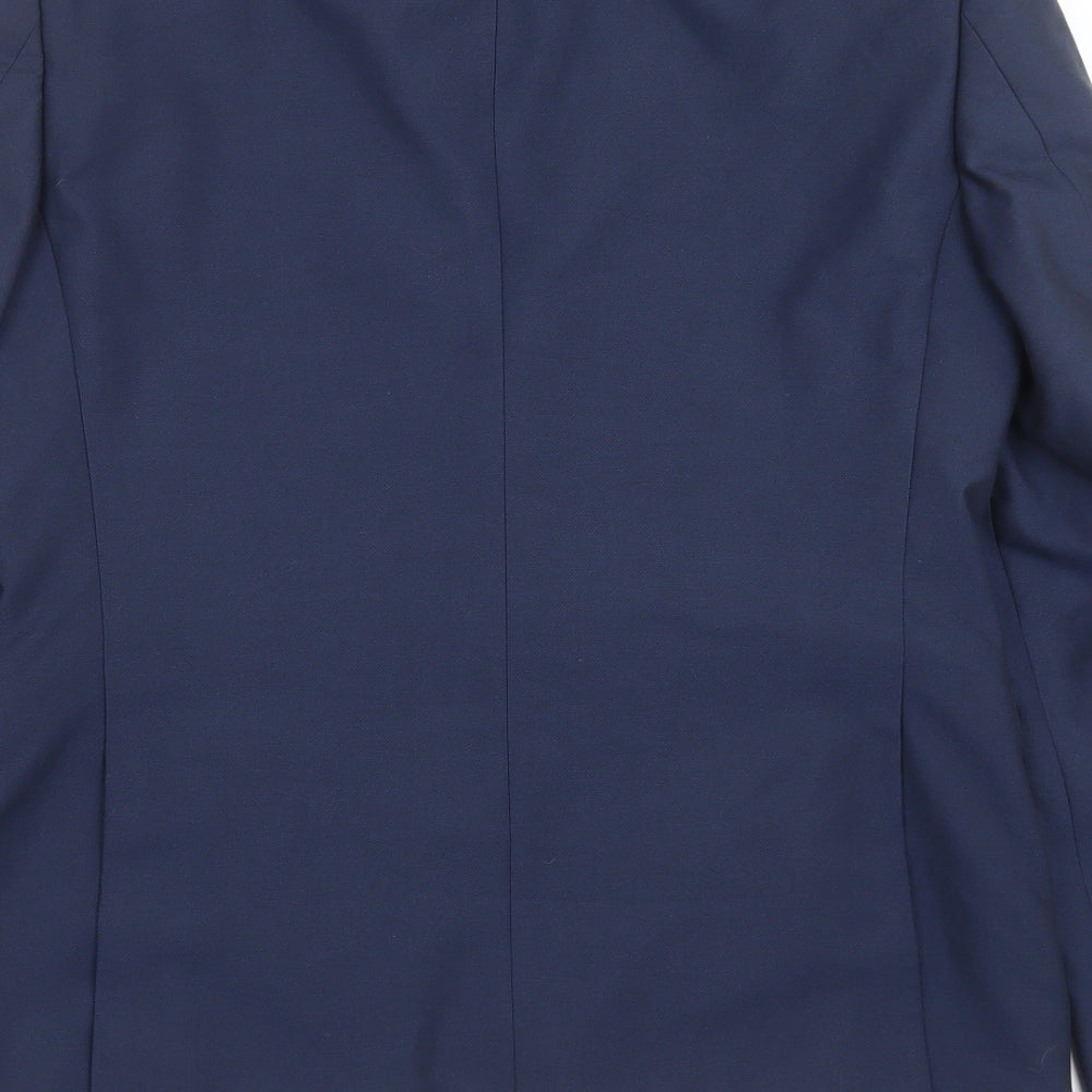 Mens UK Size 40 Burton Regular Blue Suit Jacket