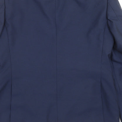 Mens UK Size 40 Burton Regular Blue Suit Jacket