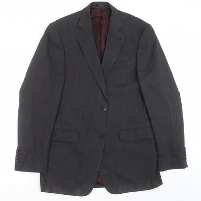 Mens UK Size 40 Tom English Regular Grey Suit Jacket