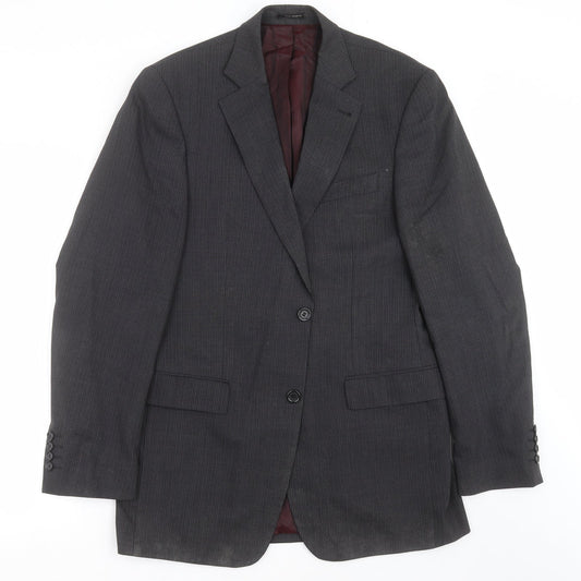 Mens UK Size 40 Tom English Regular Grey Suit Jacket