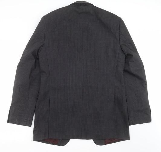 Mens UK Size 40 Tom English Regular Grey Suit Jacket