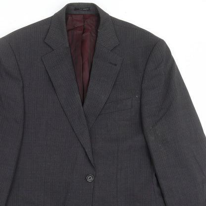 Mens UK Size 40 Tom English Regular Grey Suit Jacket