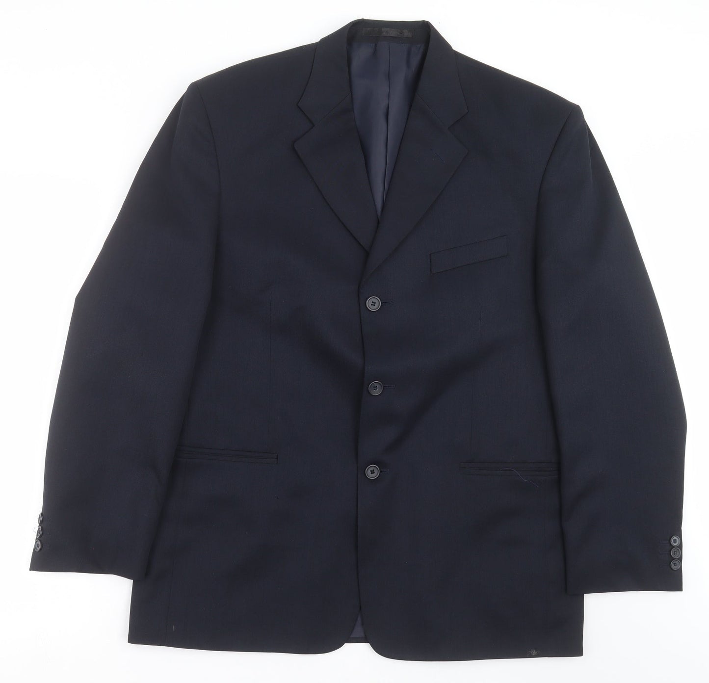 Mens UK Size 42 SAVATINI Regular Blue Suit Jacket