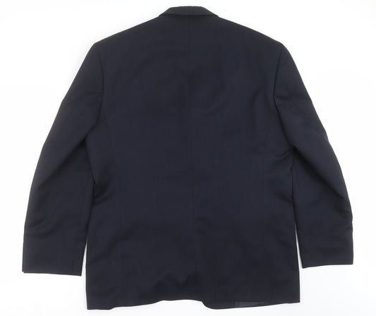 Mens UK Size 42 SAVATINI Regular Blue Suit Jacket