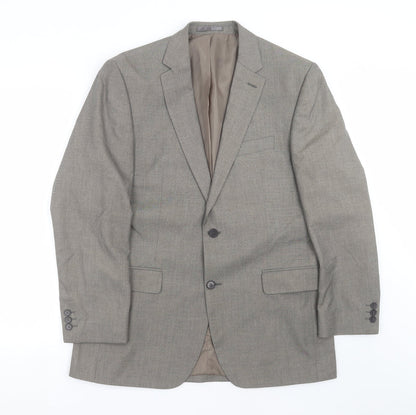 Mens UK Size 40 karl jackson Regular Grey Suit Jacket