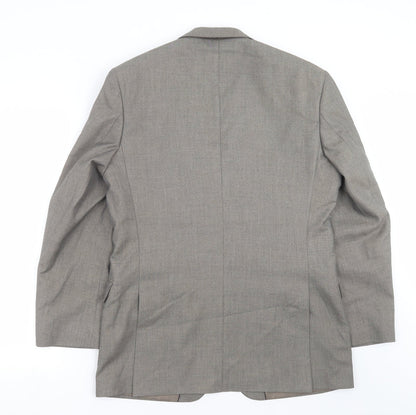 Mens UK Size 40 karl jackson Regular Grey Suit Jacket