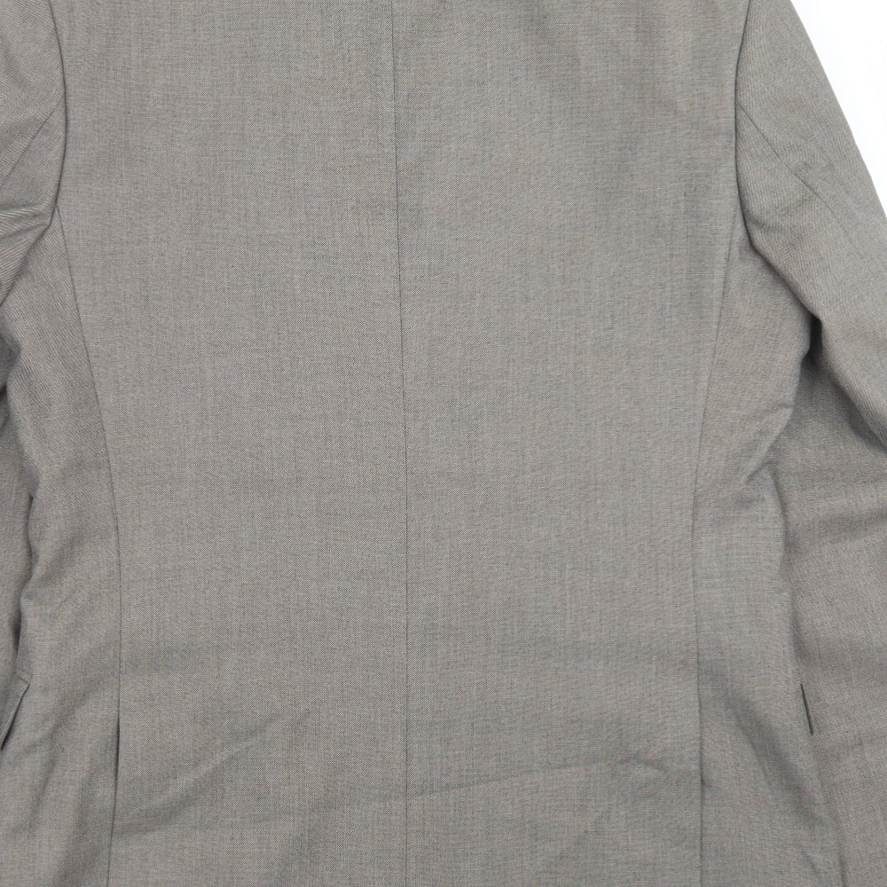 Mens UK Size 40 karl jackson Regular Grey Suit Jacket
