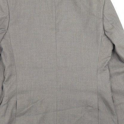 Mens UK Size 40 karl jackson Regular Grey Suit Jacket