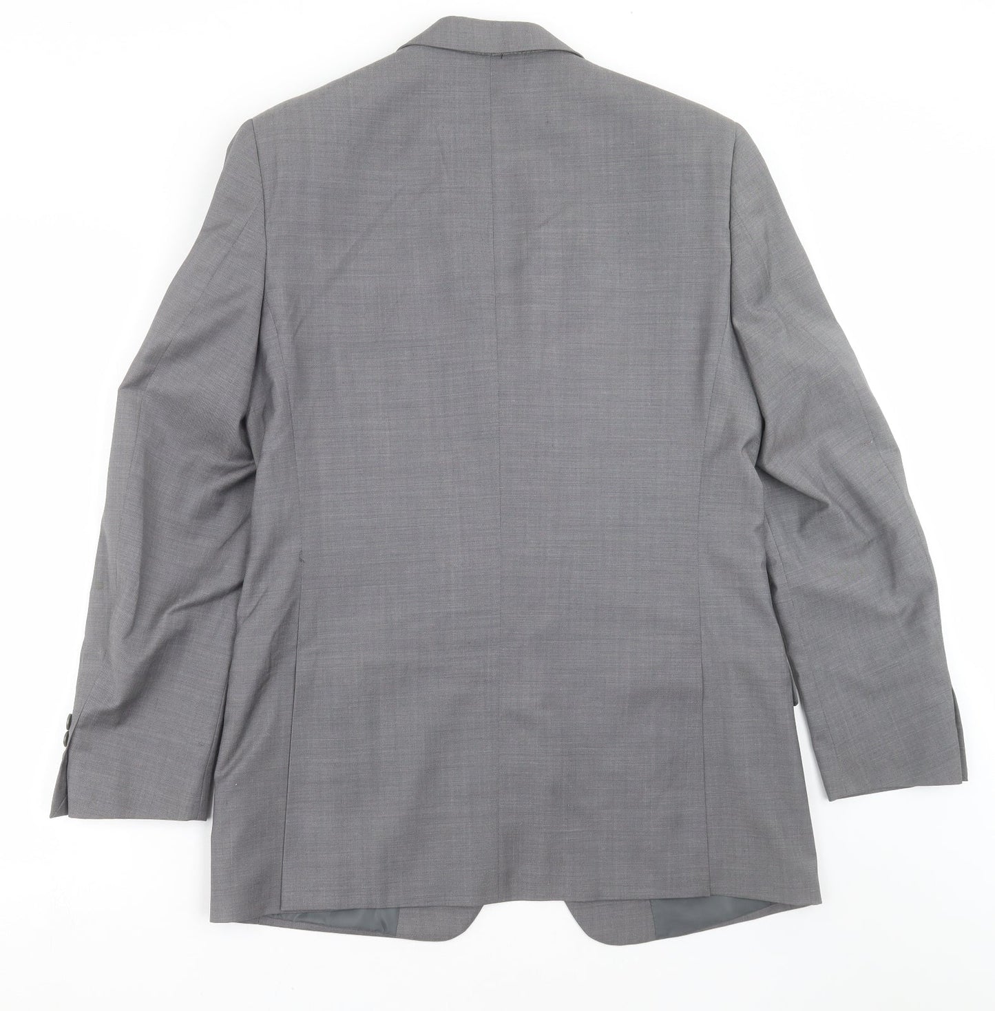 Ventuno Mens Grey   Jacket Suit Jacket Size 40