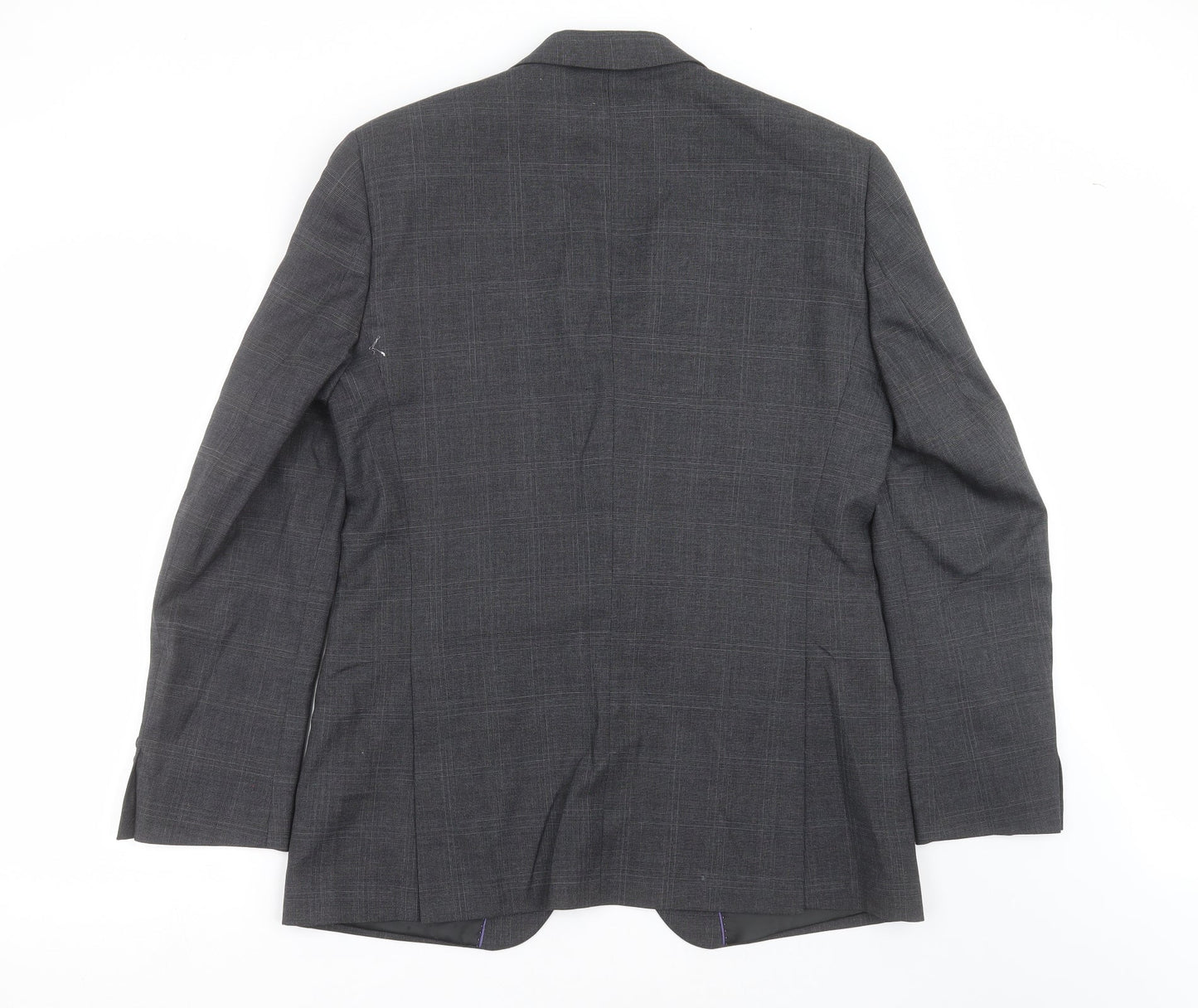 Mens UK Size 40 Blazer Regular Grey Suit Jacket