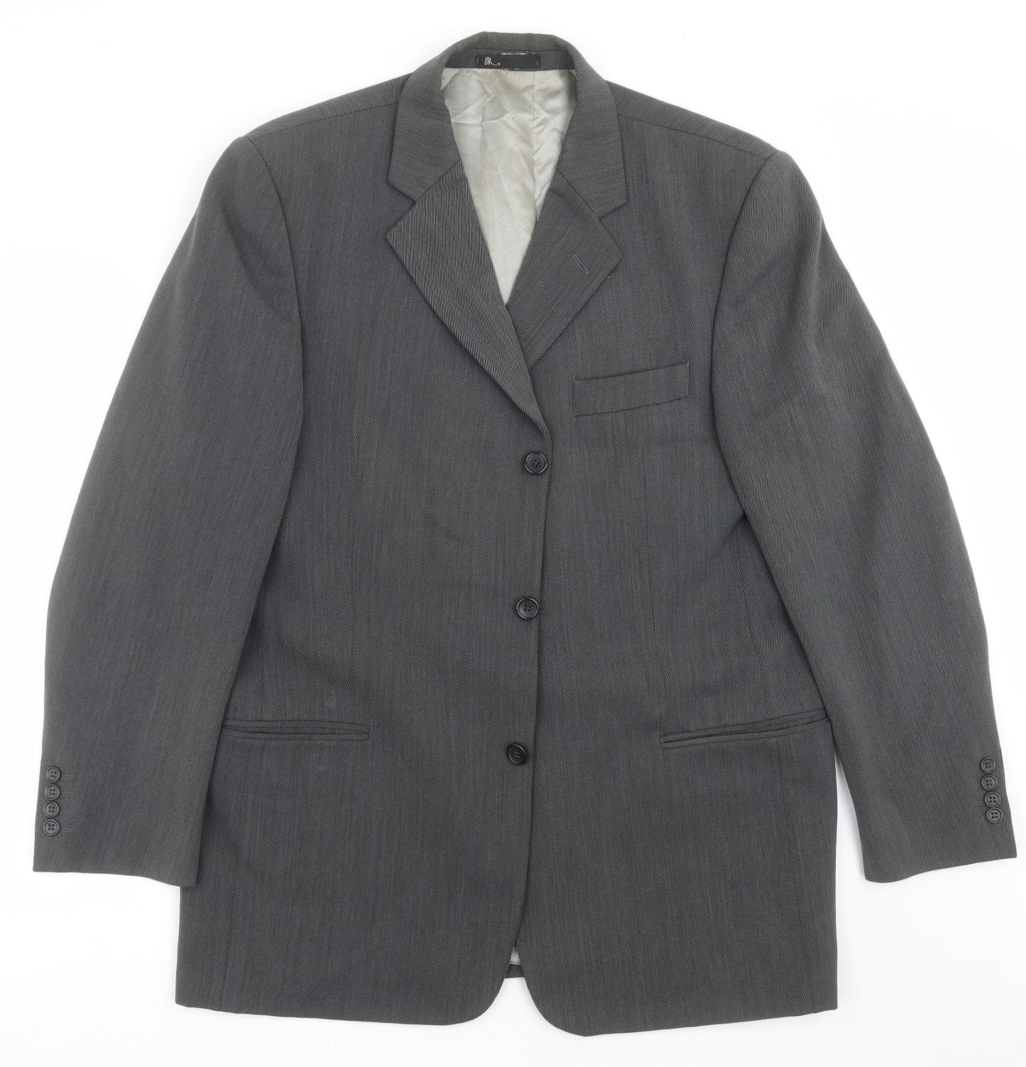 Mens UK Size 42 BHS Regular Grey Suit Jacket