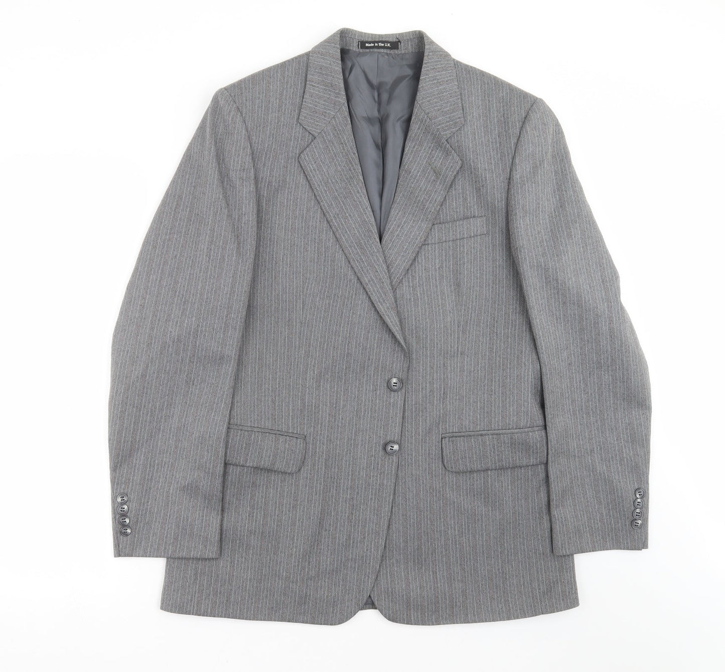 Mens UK Size 40 Marks and Spencer Regular Grey Suit Jacket