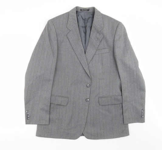 Mens UK Size 40 Marks and Spencer Regular Grey Suit Jacket