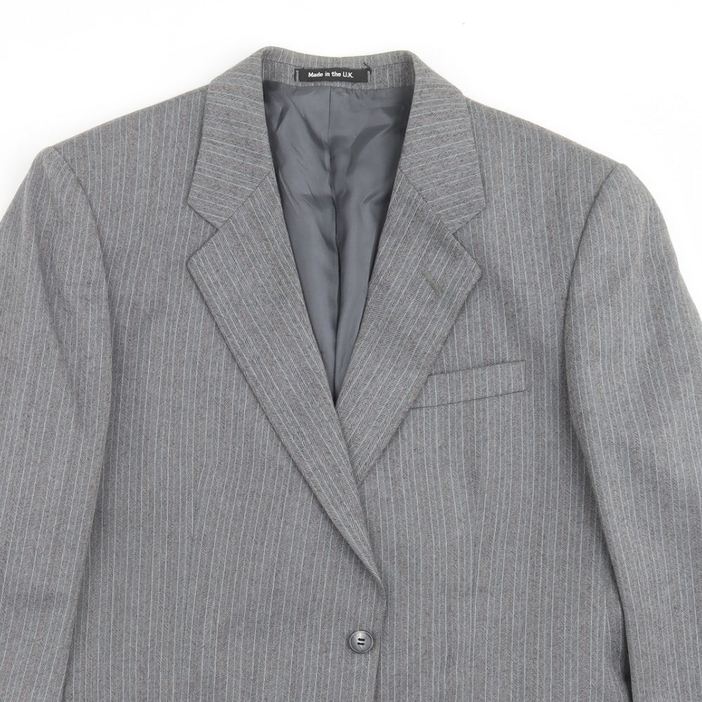 Mens UK Size 40 Marks and Spencer Regular Grey Suit Jacket