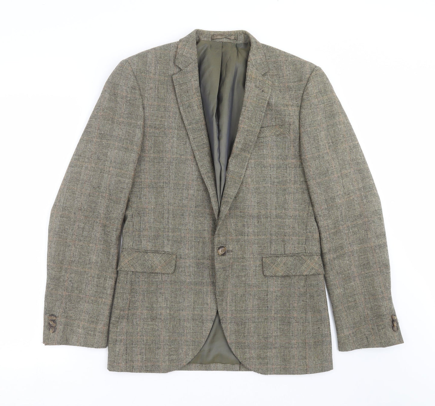 Mens UK Size 36 Butler & Webb Regular Green Suit Jacket