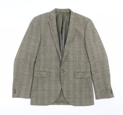 Mens UK Size 36 Butler & Webb Regular Green Suit Jacket
