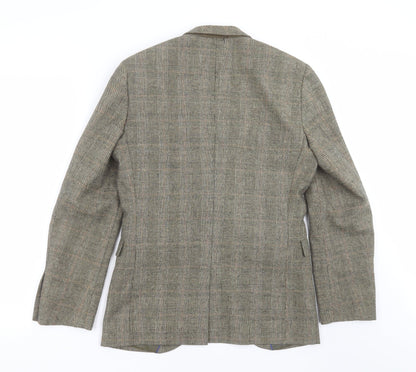 Mens UK Size 36 Butler & Webb Regular Green Suit Jacket