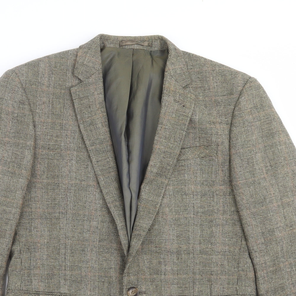 Mens UK Size 36 Butler & Webb Regular Green Suit Jacket