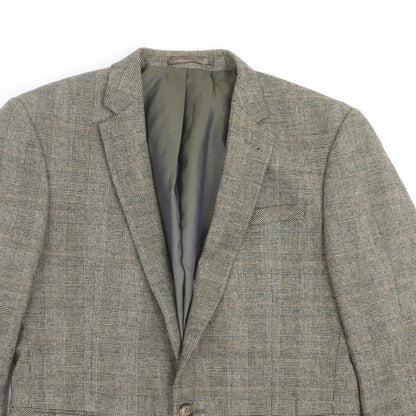 Mens UK Size 36 Butler & Webb Regular Green Suit Jacket