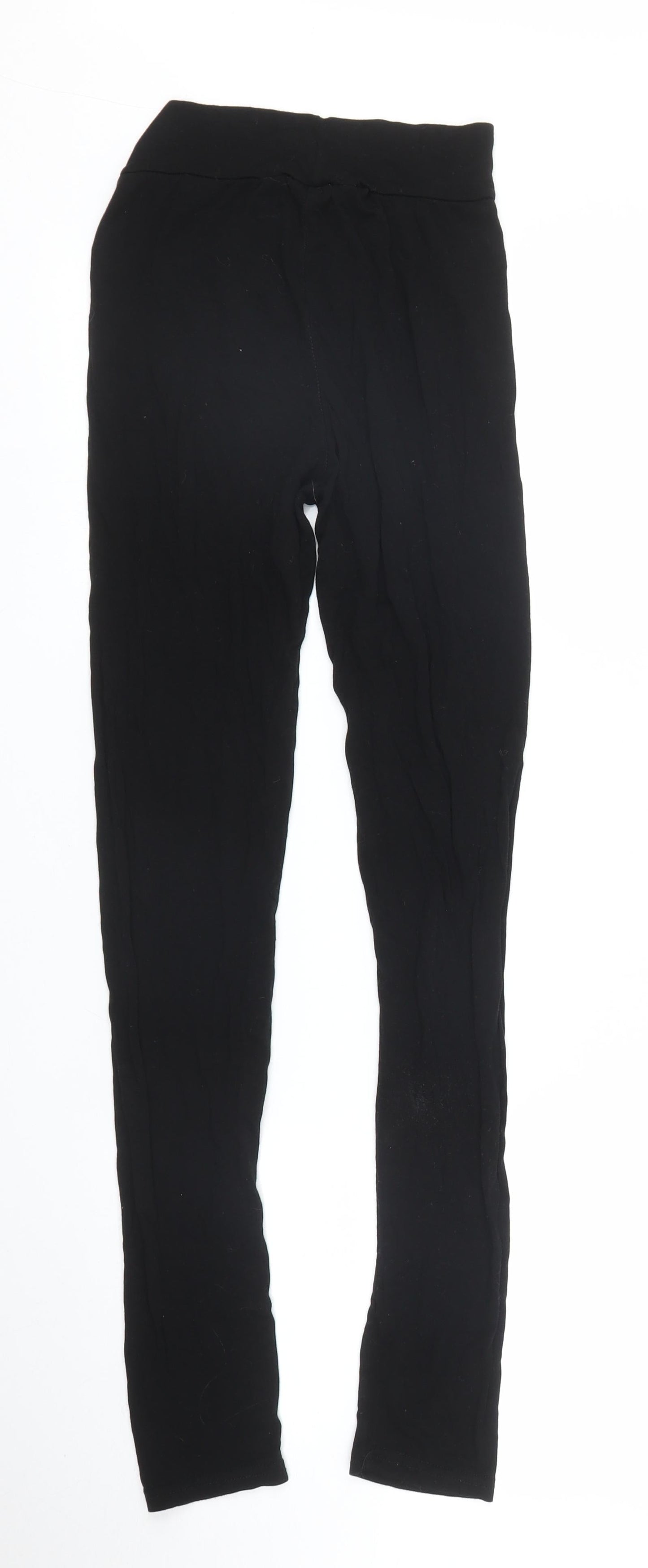 Womens UK Size 10 PRETTYLITTLETHING  Carrot Black Leggings