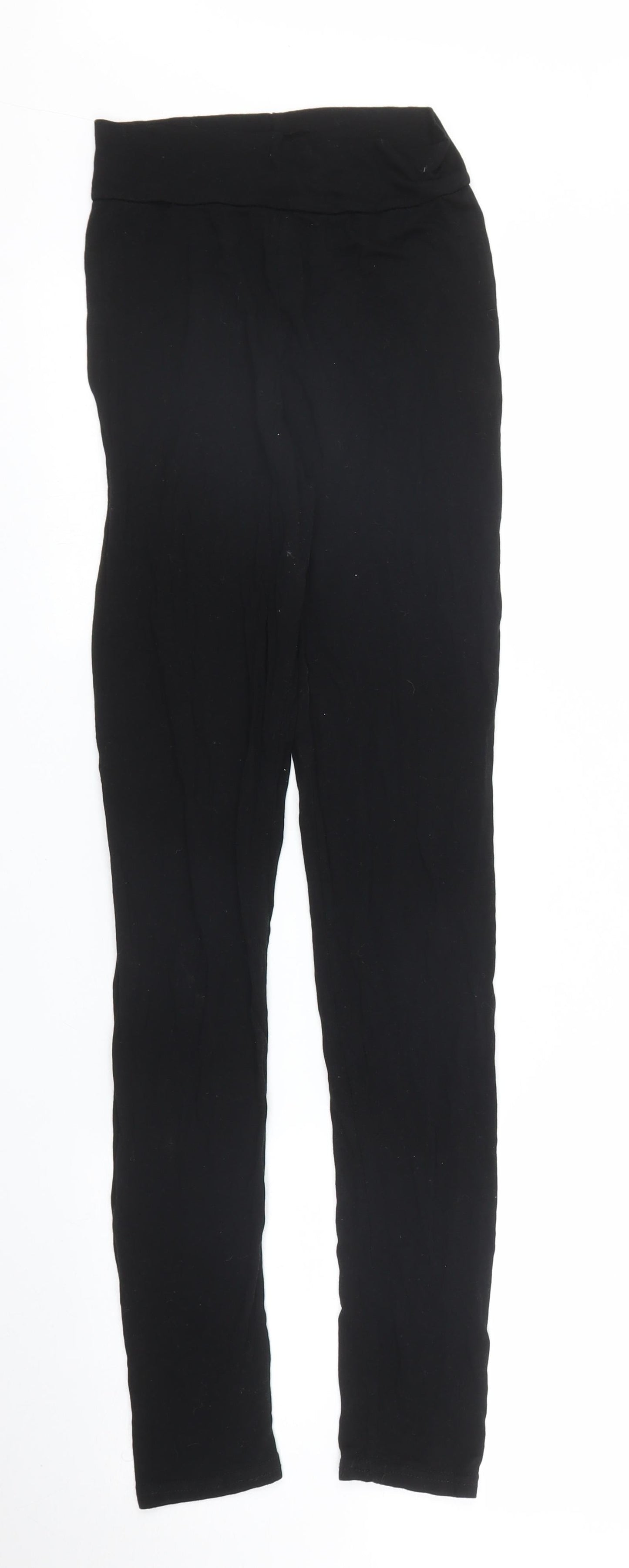 Womens UK Size 10 PRETTYLITTLETHING  Carrot Black Leggings