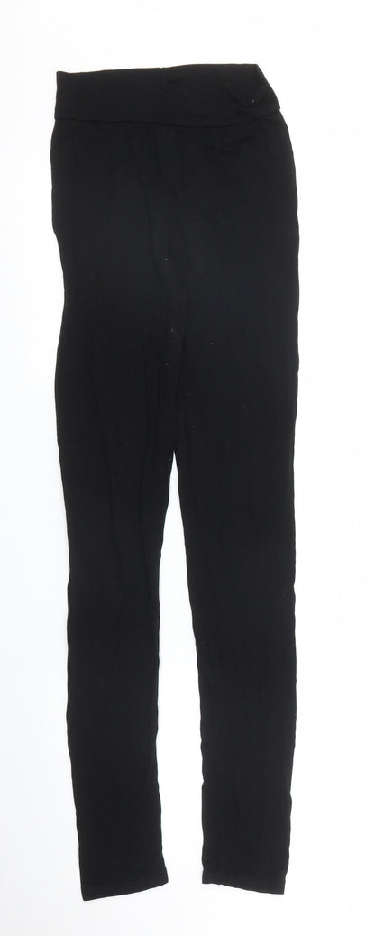 Womens UK Size 10 PRETTYLITTLETHING  Carrot Black Leggings