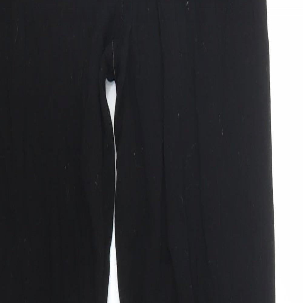 Womens UK Size 10 PRETTYLITTLETHING  Carrot Black Leggings