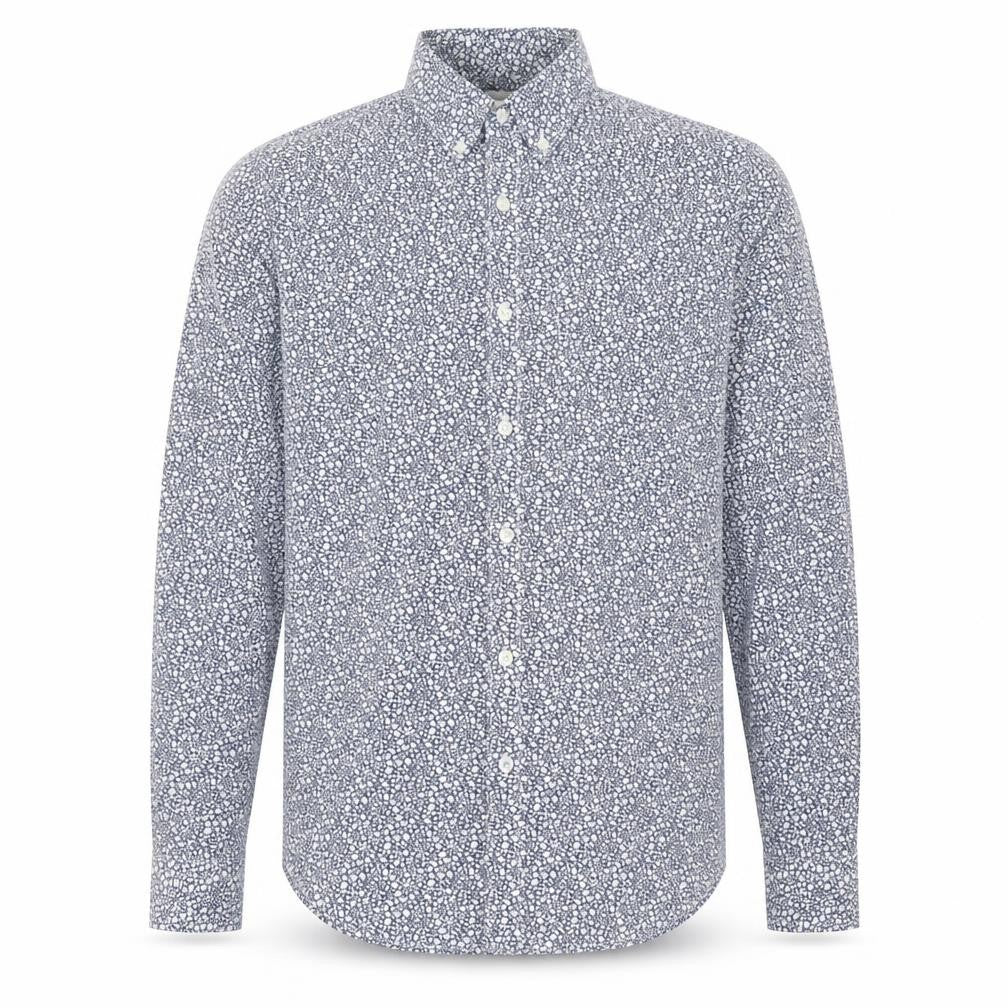 Mens UK Size S Gap Blue  Button-Up Long Sleeve Casual Shirt