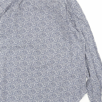 Mens UK Size S Gap Blue  Button-Up Long Sleeve Casual Shirt