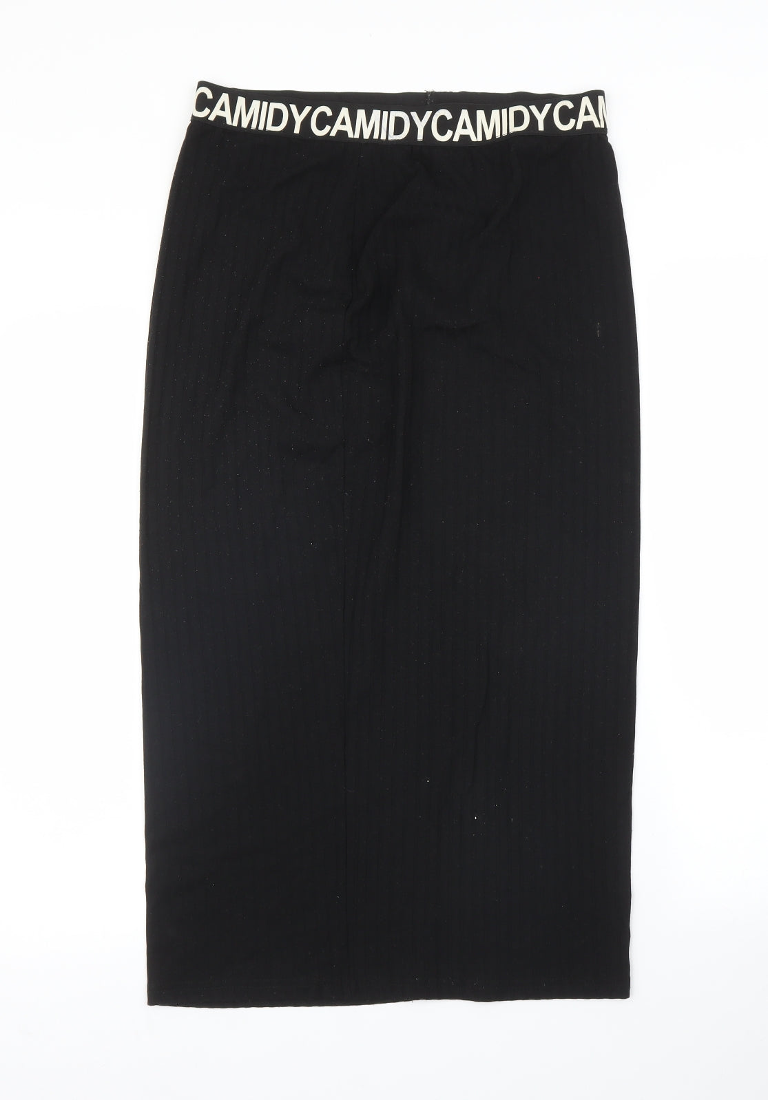 Camidy Womens Black   Straight & Pencil Skirt Size M