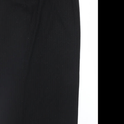 Camidy Womens Black   Straight & Pencil Skirt Size M