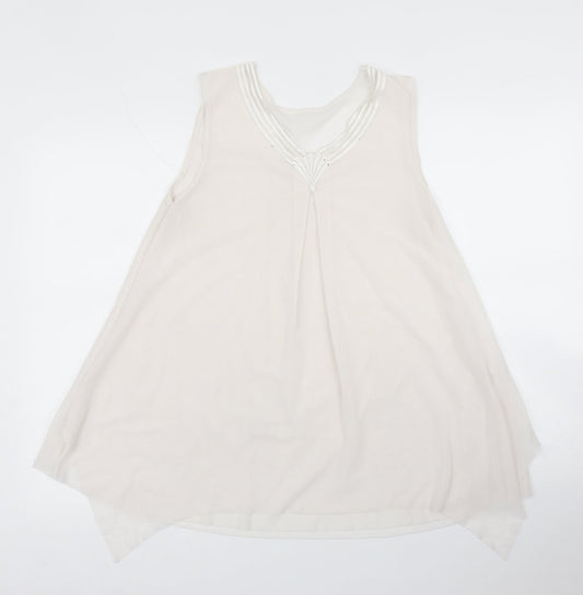 Womens UK Size M Preworn Pink Basic Blouse
