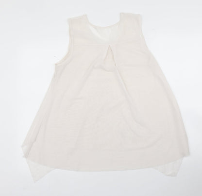 Womens UK Size M Preworn Pink Basic Blouse